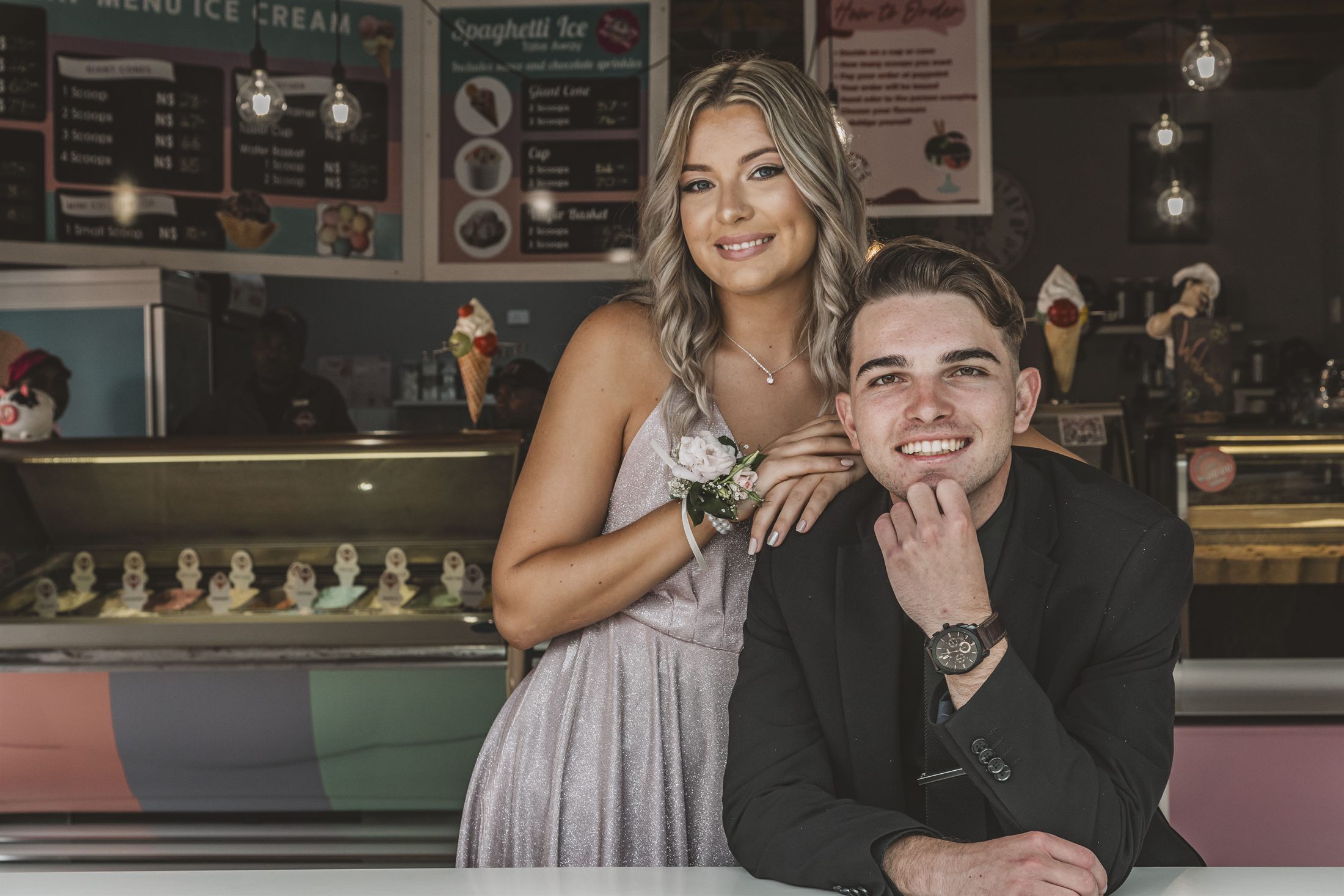Juan and Cheree matric farewell at Strand Hotel Swakopmund, Brewer & Butcher, and Ice & Spice Café by Maja Carstens — photo 21 of 26