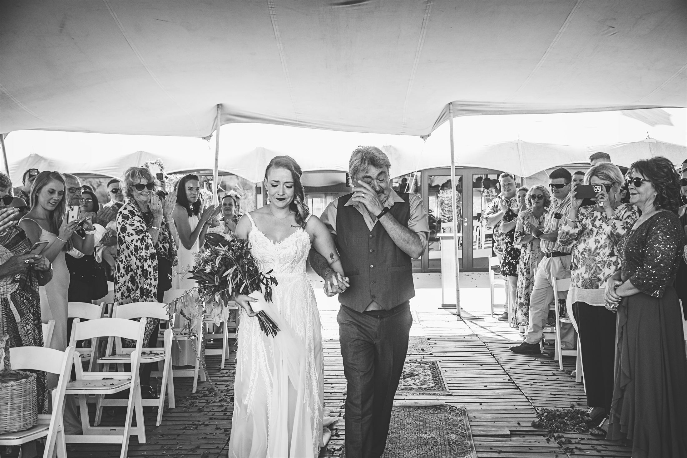 Jessica and Lee wedding at Livingstone's Private Tented Lodge by Maja Carstens — photo 16 of 49